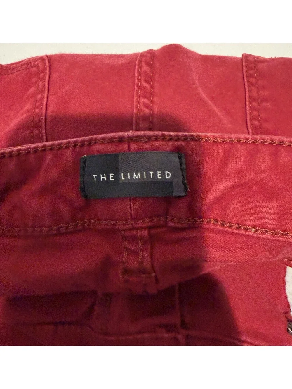 Womens The Limited Burgundy Jeans Size 14 Short